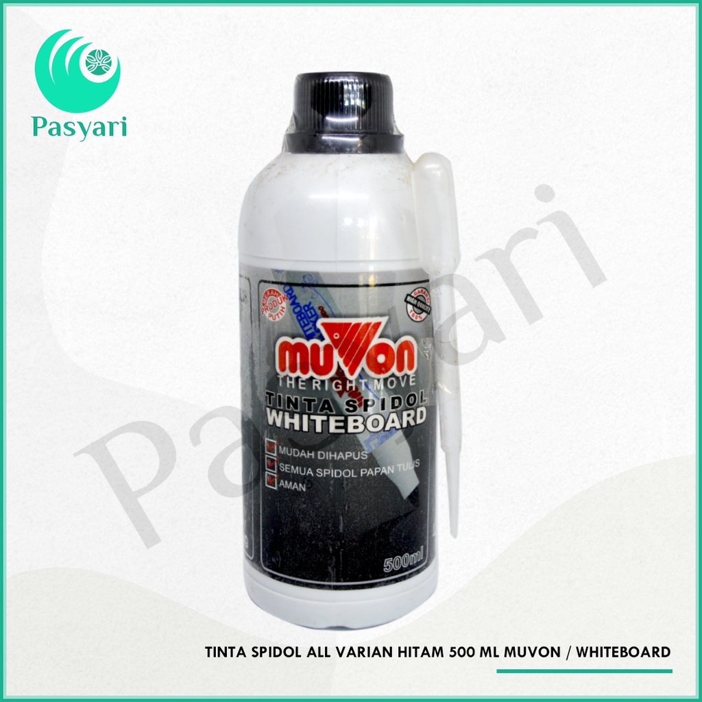 

Tinta Spidol All Varian Hitam 500 ml Muvon / Whiteboard