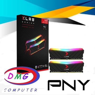 Memory PNY XLR8 DDR4 16GB Kit 8GB x 2 PC 3600 EPIC X RGB Gaming 16 GB