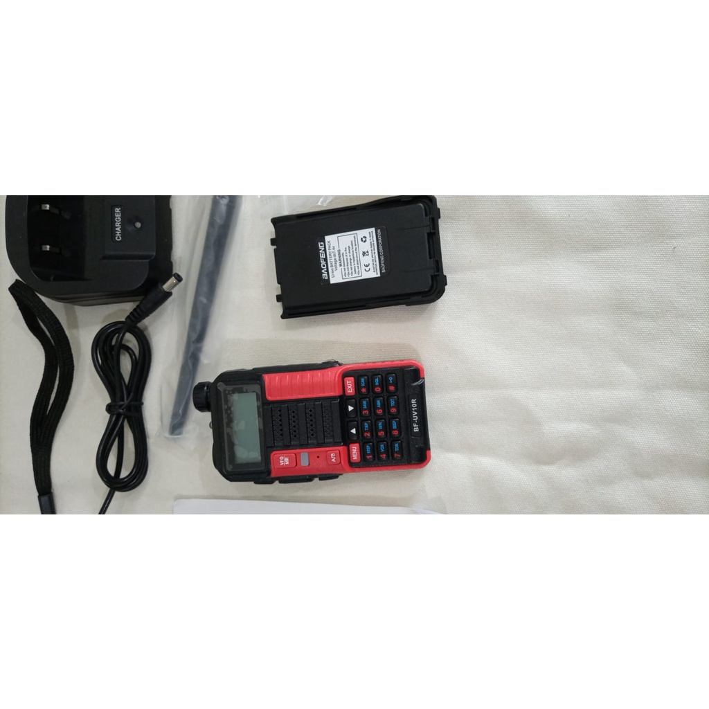 HT Baofeng UV-10R UV 10R UV10R VHF UHF Dualband Dual Radio Komunikasi Original