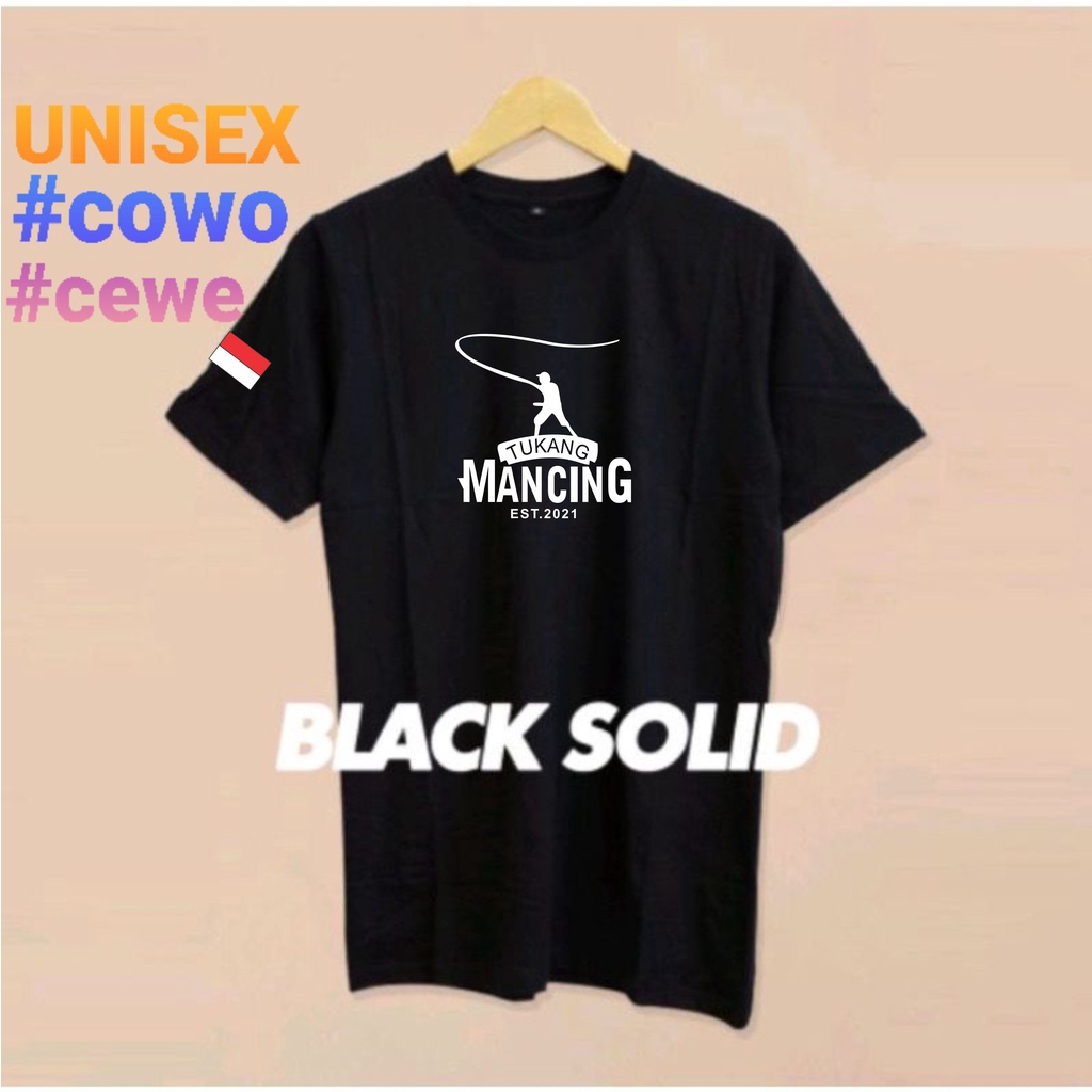 VN SHOP - KAOS TUKANG MANCING / kaos mancing mania / KAOS MANCING LUCU / KAOS KASUAL / TSHIRT PRIA W