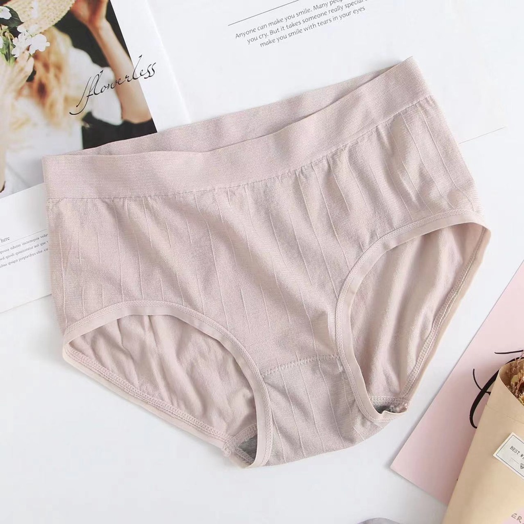 IL - Celana Dalam Wanita Polos CD Wanita Premium Quality Seamless Halus Bahan Katun Grosir 1666 TM