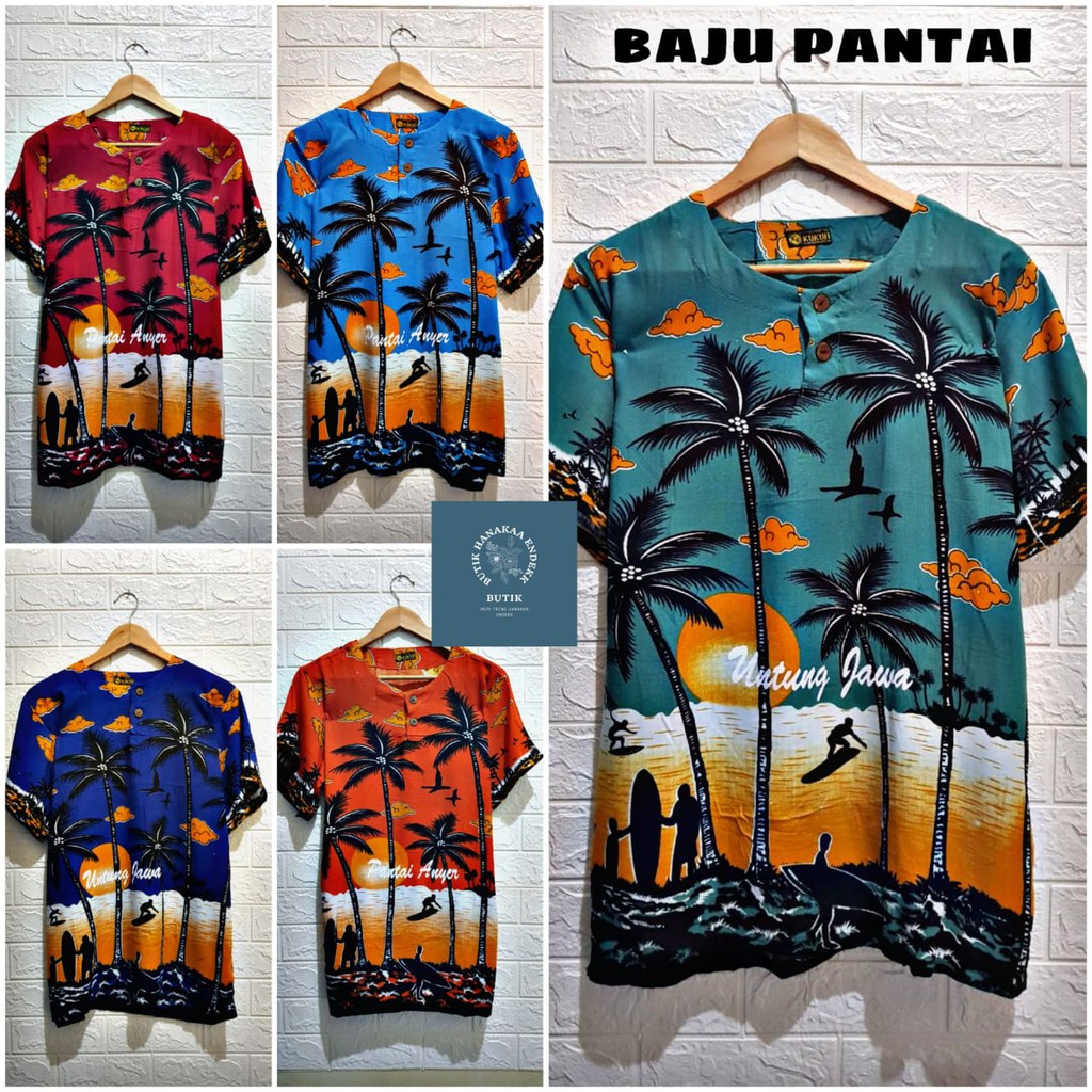 Baju Bali Pantai Pria/Wanita (Unisex)