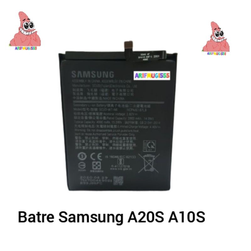 BATERAI BATTERY BATRE BATRAI SAMSUNG GALAXY A10S A107 ORIGINAL