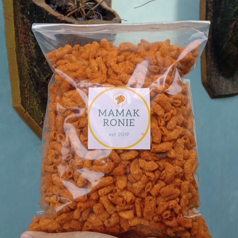 

500 GRAM - MAKARONI ALL VARIAN PEDAS DAUN JERUK BALADO JAGUNG MANIS JAGUNG BAKAR KEJU COKLAT ORIGINAL LAMPUNG CEMILAN MURAH VIRAL MAKARONI BANTET