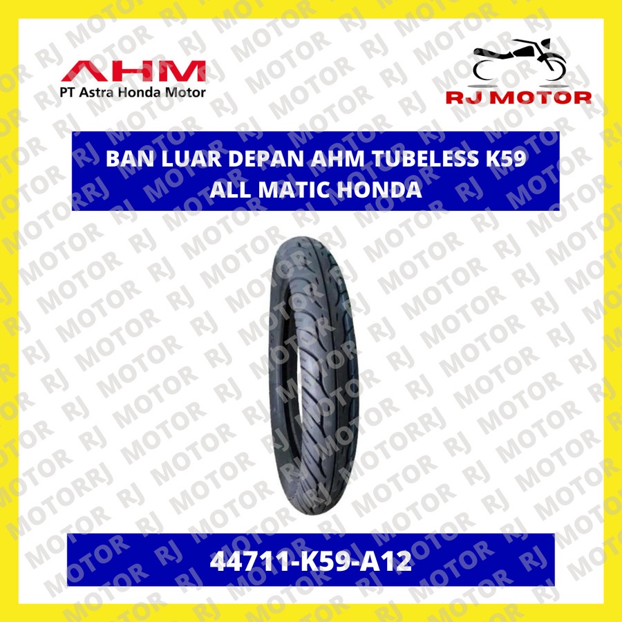 BAN LUAR DEPAN AHM TUBELESS K59 BEAT VARIO ASLI HONDA