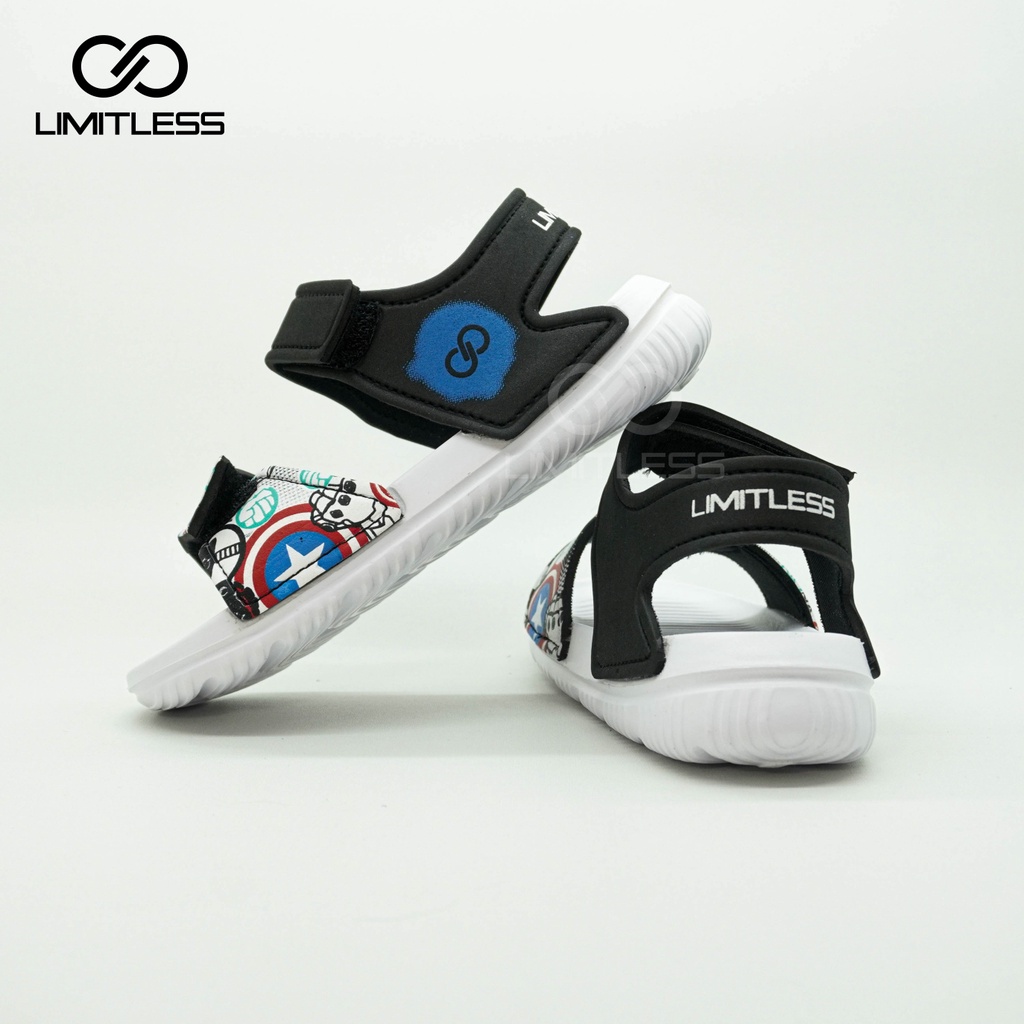 Sendal Selop Anak Laki Karakter Lentur Sepatu Sandal Slip On Anak SPIDERMAN Sandal Gunung Anak Cowok Casual