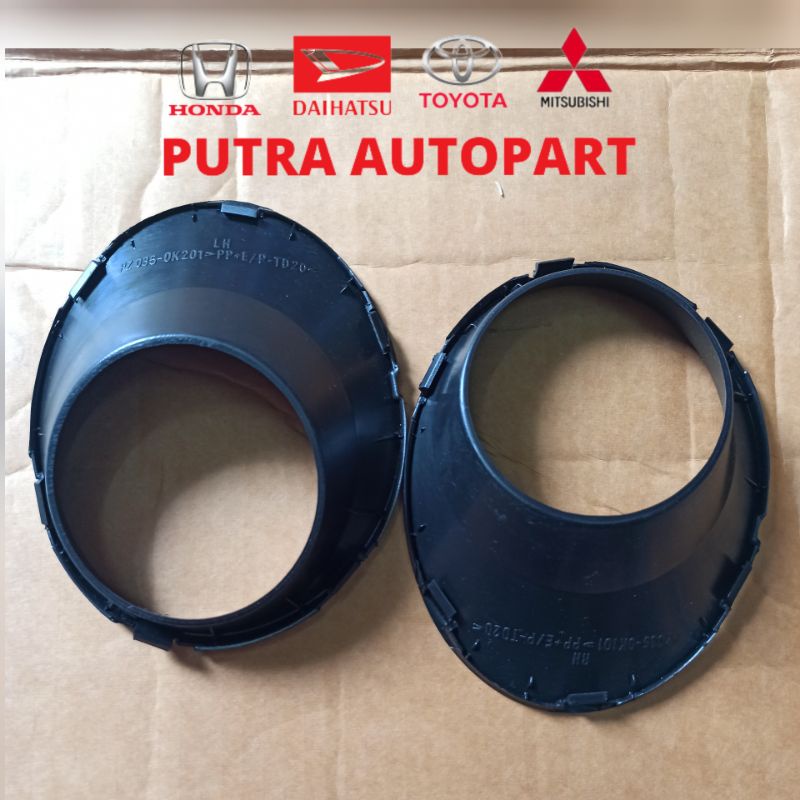 cover foglamp fortuner trd 2015 kebawah