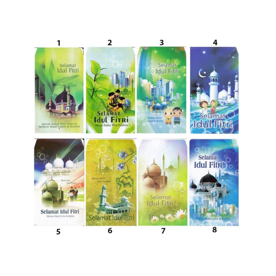 

BIG PROMO 2501 Amplop Lebaran Murah Angpao Idul Fitri Isi 10 Pc Medium B0091