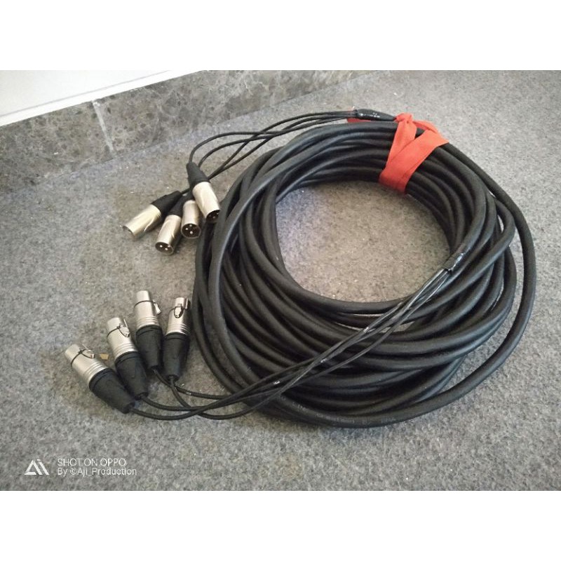 kabel snek isi 4 merk SPL audio jek bagus