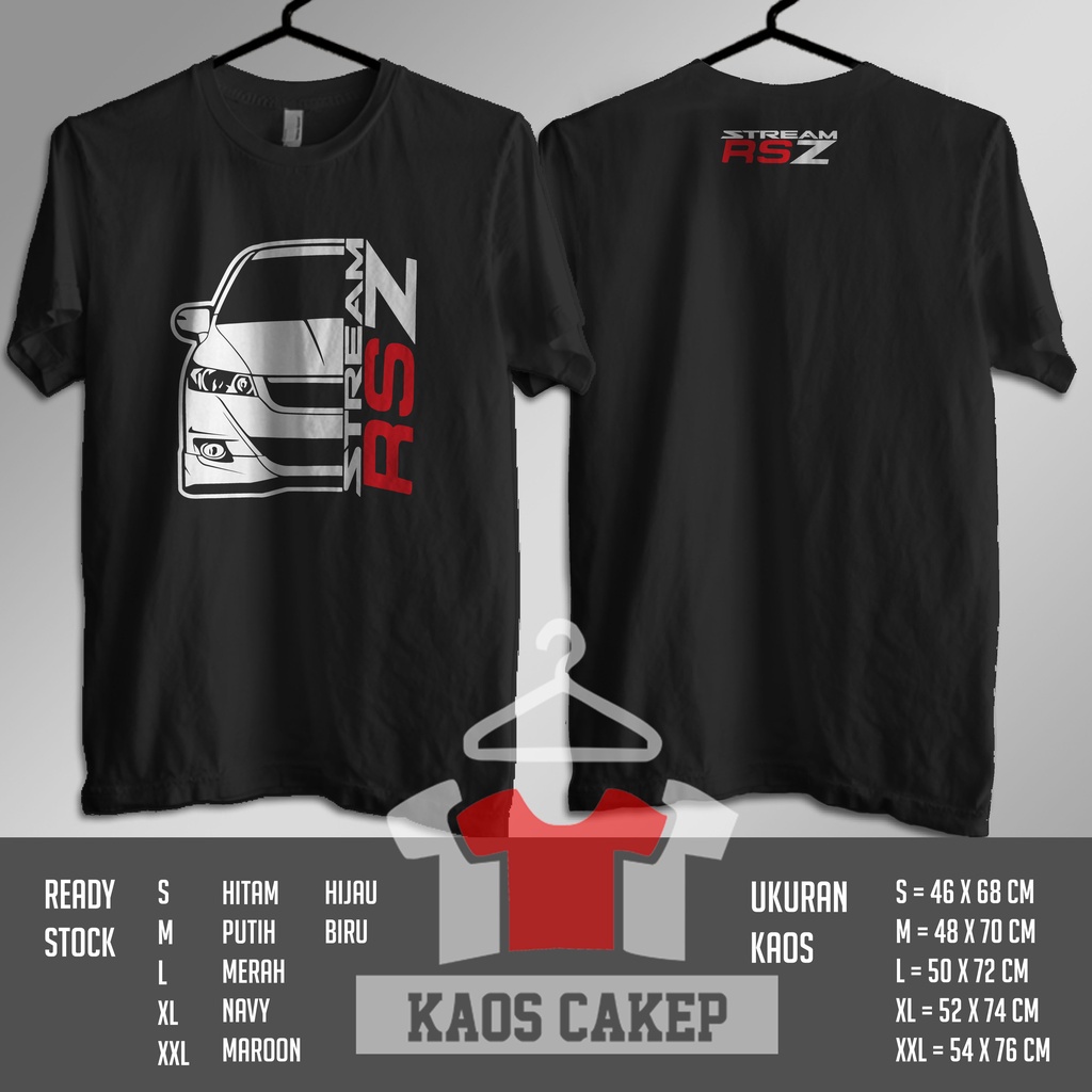 Kaos Mobil Honda Stream RSZ Baju Otomotif