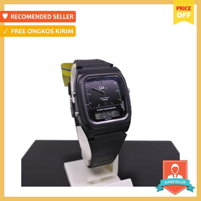 Q&Q Qq Qnq Analog Digital Jam Tangan Original Gz04J002Y Black