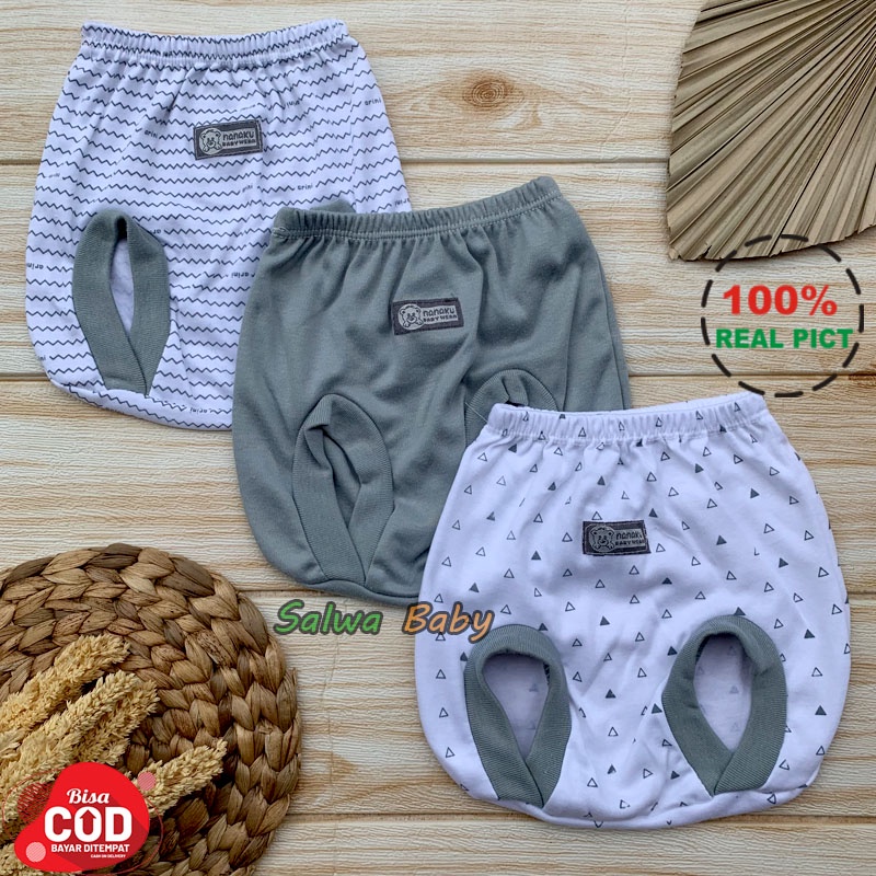 3 PCS Celana Bayi POP Celana Kacamata Bayi Baru Lahir Anababy