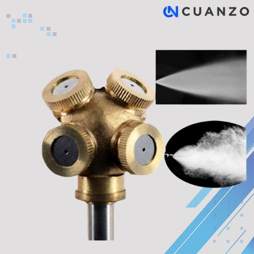 Sprinkler Spray Nozzle Air Irigasi Taman Copper 4 Holes / Sprinkler Sprinkel Springkel Springkle Spr