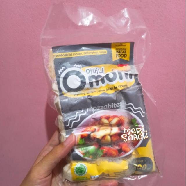 

Omoni Mozzabites Lumer 250gr / Topokki Mozzarella / Tteokbokki Mozza / Makanan Korea Halal