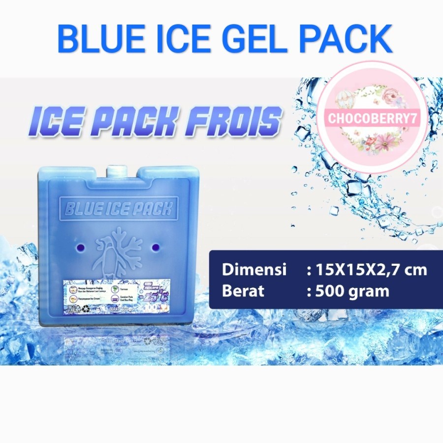 Ice Pack Kotak Blue Ice Pack Kotak Reusable Pengganti Dry Ice