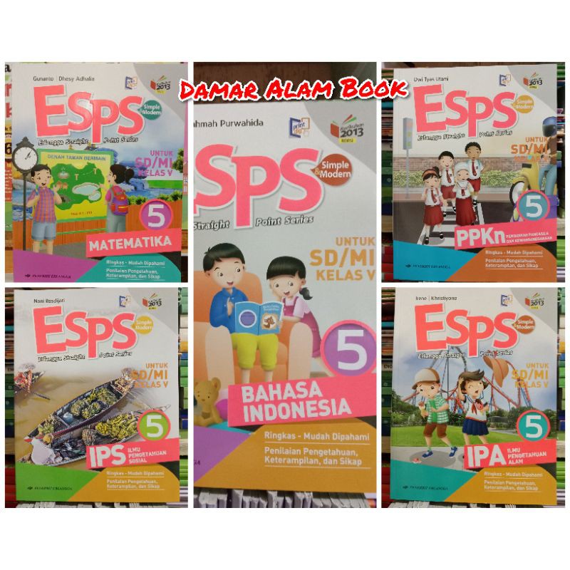 PAKET ESPS 5 UNTUK SD/MI KELAS 5 K13N REVISI