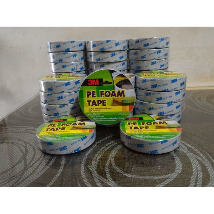 

Terlaris PROMO 1 DUS DOUBLE TAPE BUSA 3M Pe Foam Tape 24mm x 4M ORIGINAL