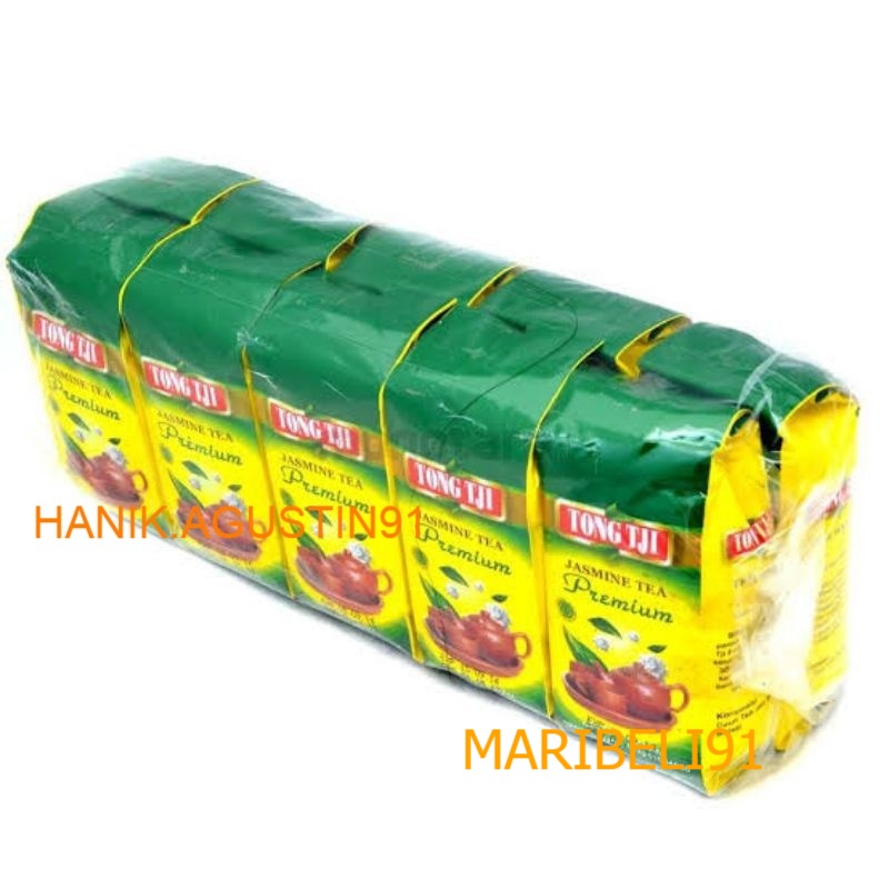 

Teh Tubruk Seduh TONG TJI TONGTJI Melati Premium Kecil - Jasmine Tea / Teh Tong Tji Premium Jasmine Tea 1 Pack 5x10g (Teh Seduh) MB91