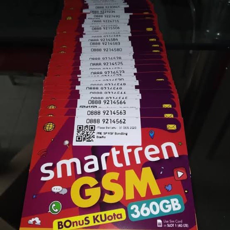 Kartu Smartfren Gratis Kuota 360GB