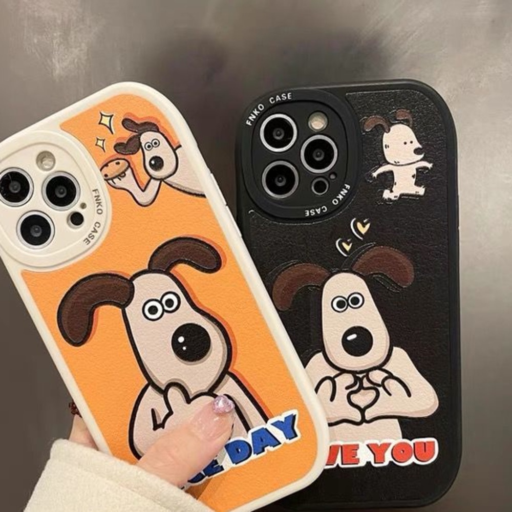 Case Desain Kamera Bulat Motif Anjing Untuk IPhone 12 13 11 Pro Max X Xs Max Xr 7 8 Plus Has9