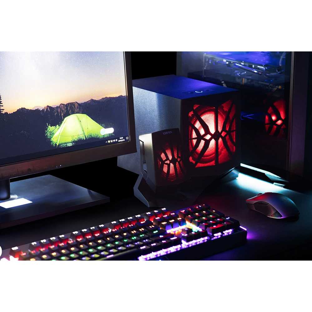 IDN TECH - Edifier 2.1 Multimedia Bluetooth Speaker System LED Lighting - X230