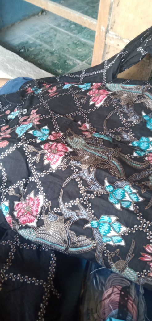 Atasan Batik Wanita / Blouse Batik Wanita Lengan Panjang Blouse Kancing Depan