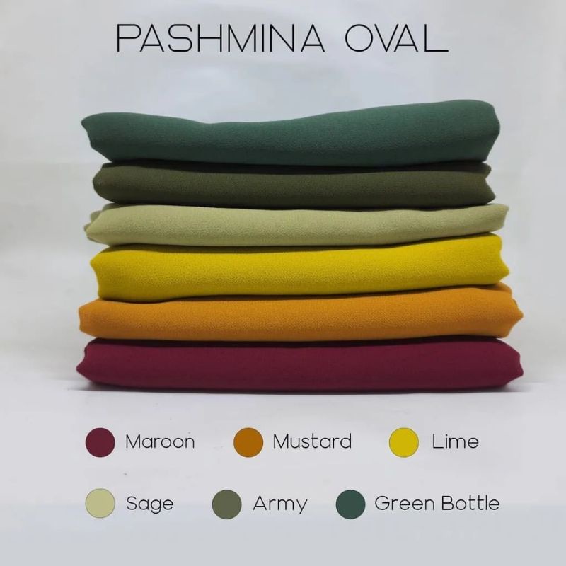 Pashmina Oval Ceruty Babydoll Premium