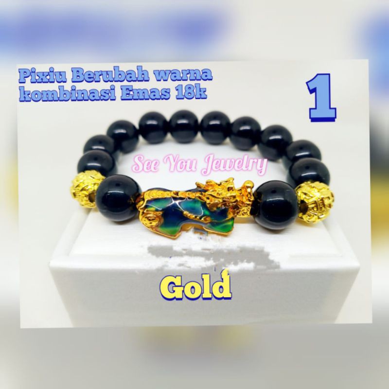 GELANG PIXIU 10 MM / GELANG MANTRA BUDDHA OM MANI PADME HUM / GELANG FENG SHUI / HOKI