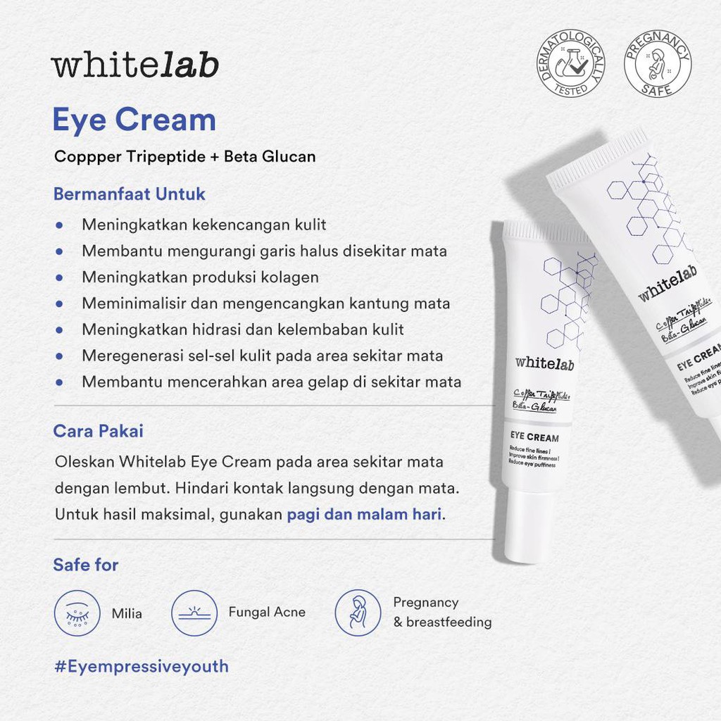 ⭐️ Beauty Expert ⭐️ WhiteLab Cream Series - Day Cream Night Cream Eye Cream Acne Cream Underarm Cream