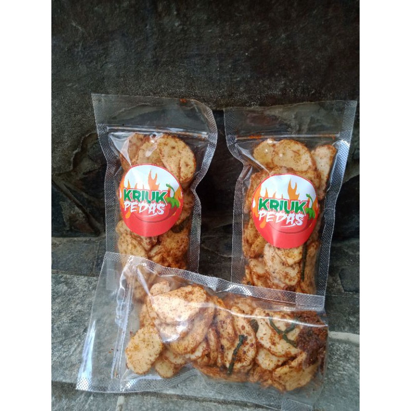 

Krupuk Seblak Kering Enak/Pedas Gurih Bumbu Segar