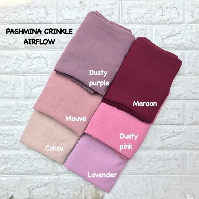 PASHMINA CRINKLE AIRFLOW / PASMINA KUSUT MURAH