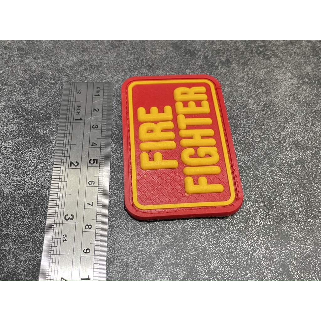 Patch Fire Fighter - Patch Velcro Pemadam - Prepetan Pemadam Fire Fighter