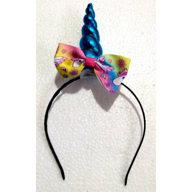 grosir  Bando unicorn pita gambar 6 Pcs