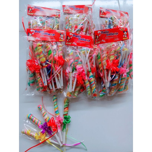 

permen lollipop ulir pita premium isi 20pcs {PABRIK PERMEN MALANG}