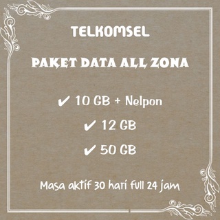 PROMO PAKET DATA TELKOMSEL SIMPATI AS LOOP INTERNET 50 GB12 GB 10 GB COMBO TELPON SMS 30 HARI TERMUR