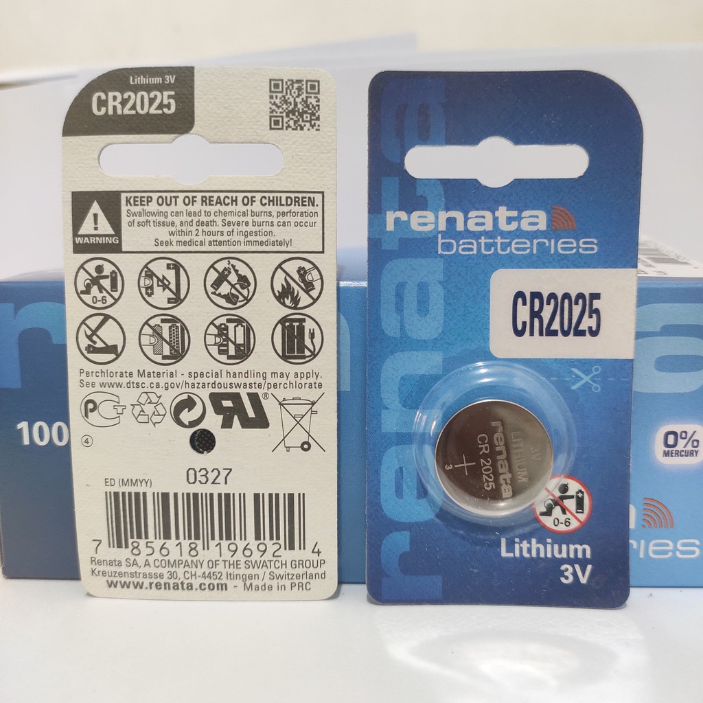 BATERAI JAM RENATA CR2025 CR 2025 CR-2025 ORIGINAL ORI BATRE BATREI BATERAI KANCING JAM TANGAN
