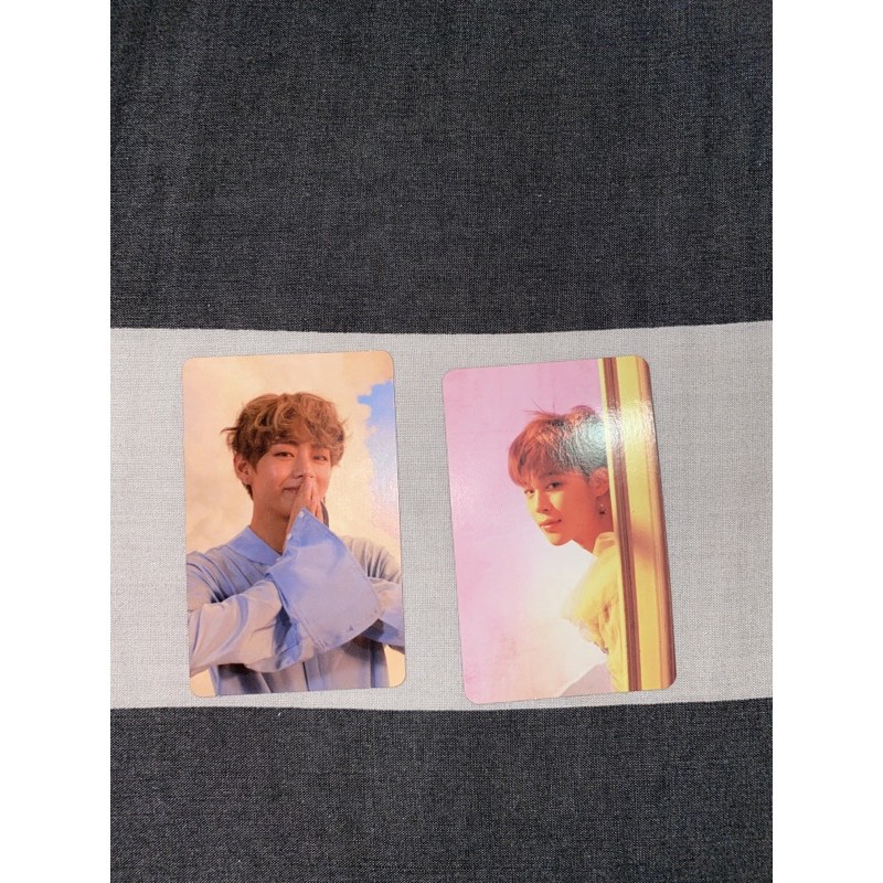 PHOTOCARD ALBUM HER DAN ANSWER TAEHYUNG DAN JIMIN BARU