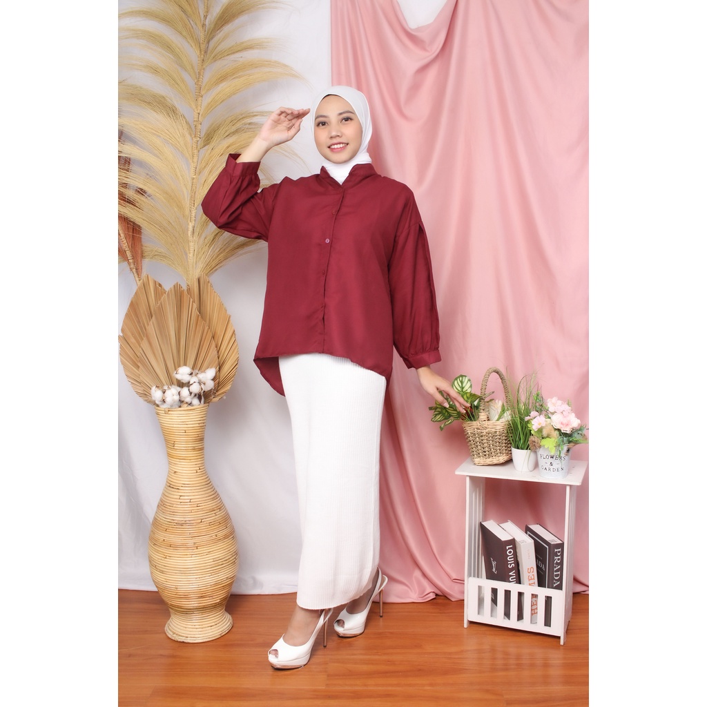 [12.12] RX Fashion Zura Blouse/Kemeja Zura Shirt-BN