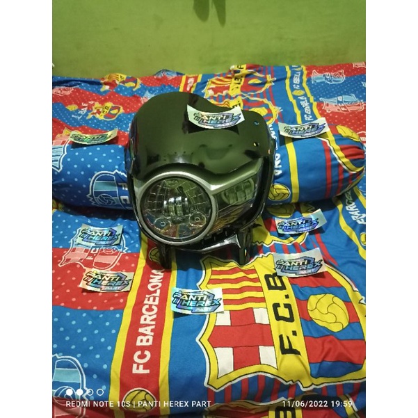 Daymaker Tiger Pece Pc Fulset Visor & Cover/Batok Tiger Pece PC set Visor Set Daymaker