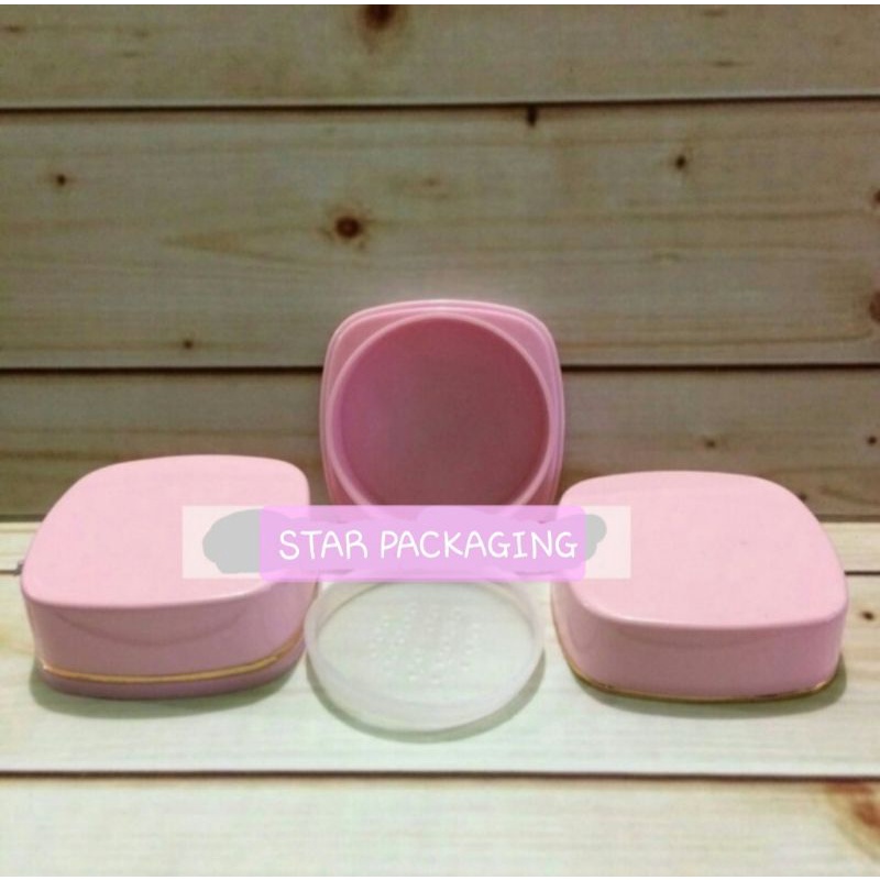 Pot Bedak Tabur 20Gr Pink Pot Bedak Tabur 20 Gr Pink Kotak Import