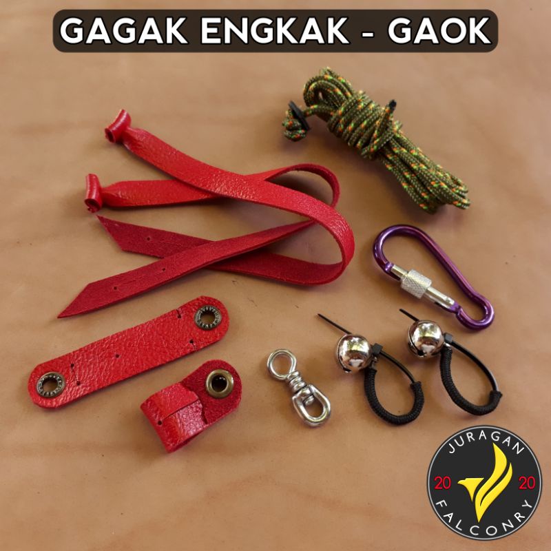 GAOK - ENGKAK GAGAK | Juragan Falconry Anklet Angklet Gelang Kaki Burung Hantu Elang BOP