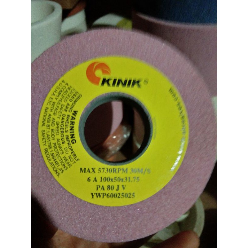 Batu gerinda mangkok kinik 100 x 50 x 31.75 PA 80 Kinik 4"