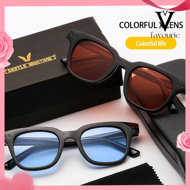 [COD]1 Pcs Korea Kacamata Hitam Wanita Kacamata Anti Radiasi Blueray Warna Permen Uniseks Sunglasses-FA