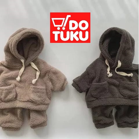 Dotu - Jaket Hoodie Bayi Anak Jaket Bayi Jaket Anak (6-15 Bulan)