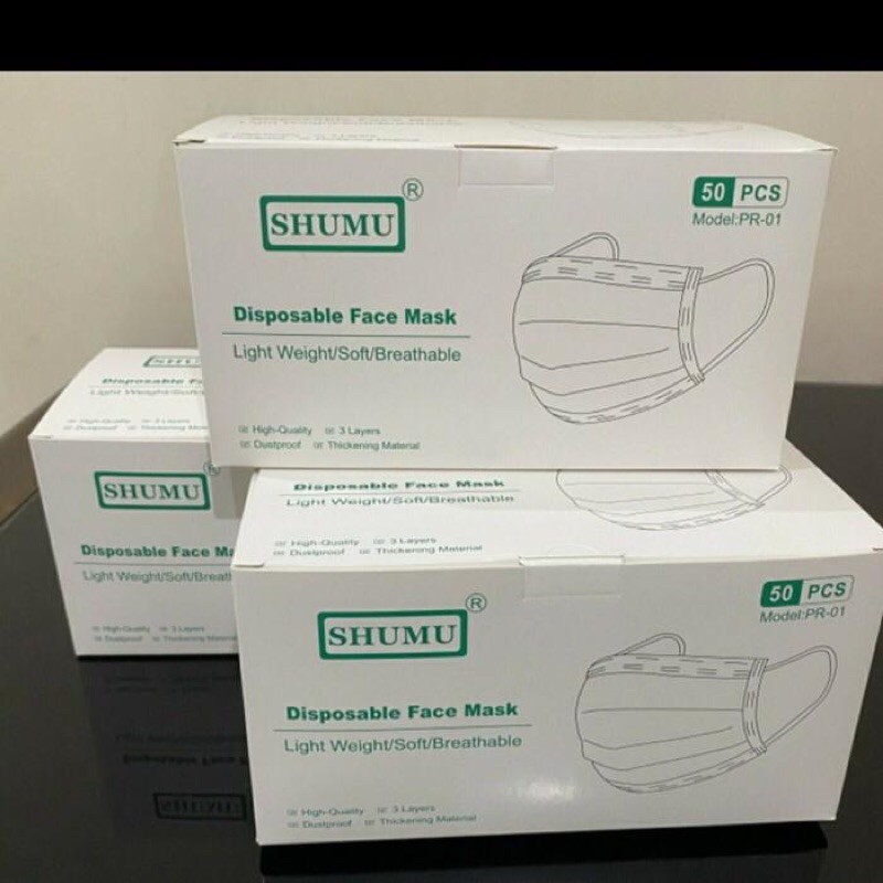 masker 3ply isi 50