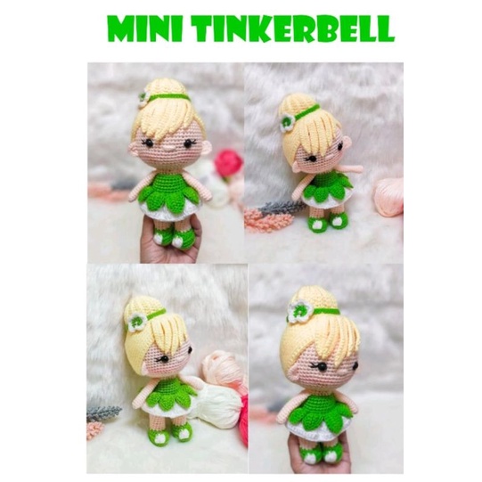 Amigurumi Mini Tinkerbell | Boneka Rajut TinkerBell