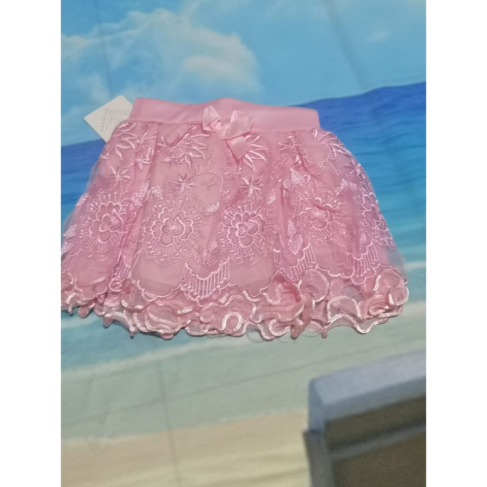 Rok Tutu anak 71817 import usia 0-4th pendek Tile Tumpuk Import Lembut Grosir/Ecer Pakaian Anak