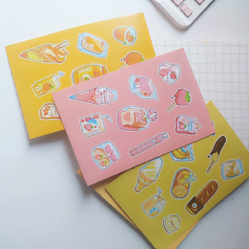 stiker drink aesthetic stiker case hp stiker tumblr food aesthetic