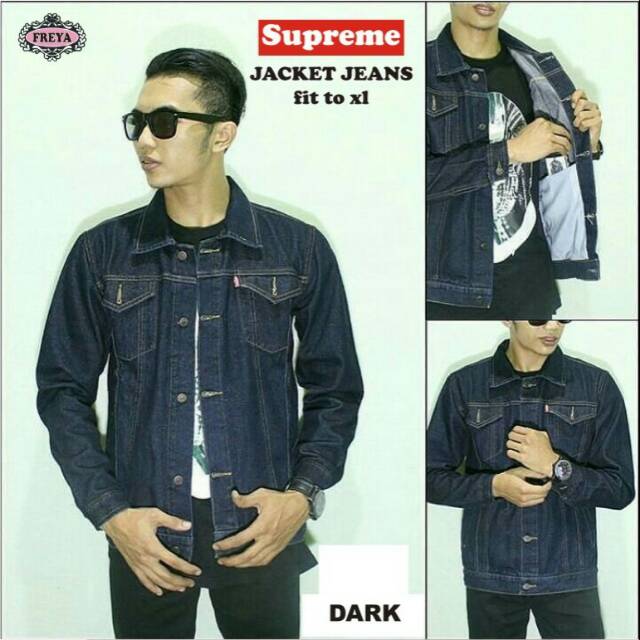 Supreme jaket jeans