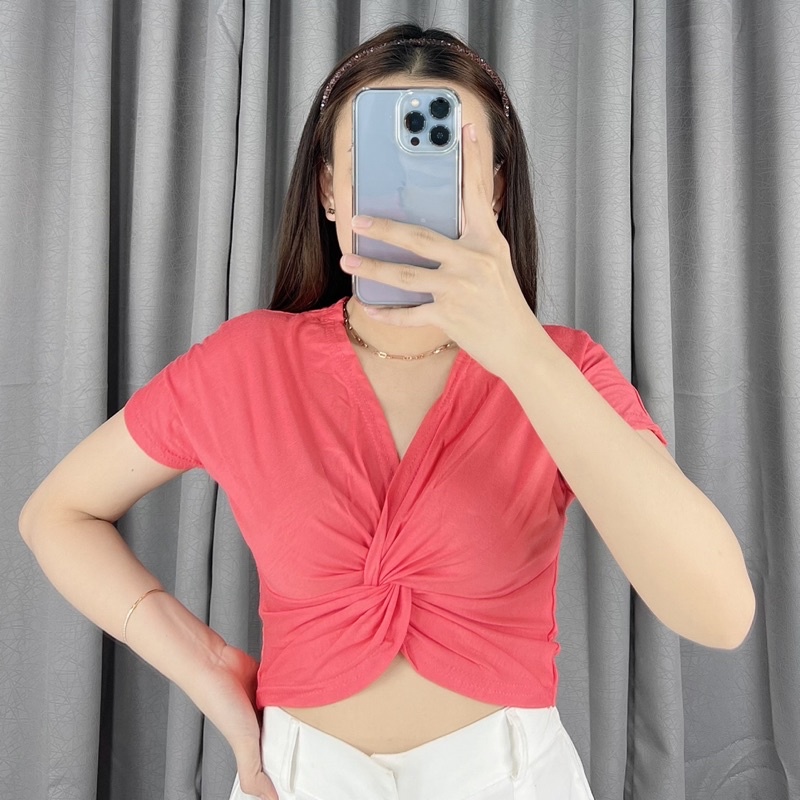 Crop top Cross | Crop top silang | Crop top pita 1659